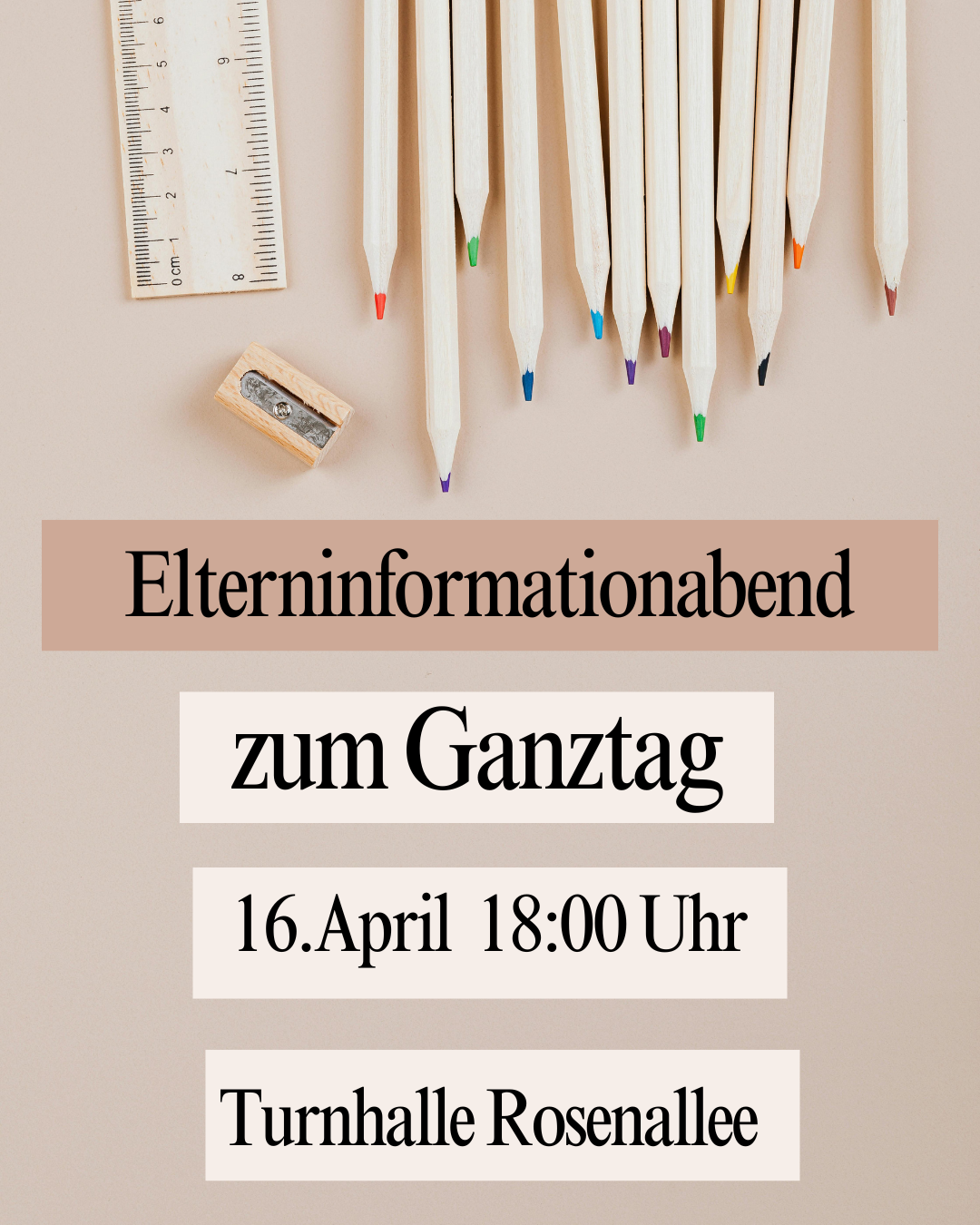 Elterninformationsabend Ganztag